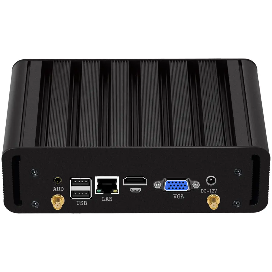 Household Fanless Mini PC Intel Core i7 5500U Support Windows 7/8/10 Linux Ubuntu HDMI VGA Display WiFi Gigabit Ethernet HTPC — image 4
