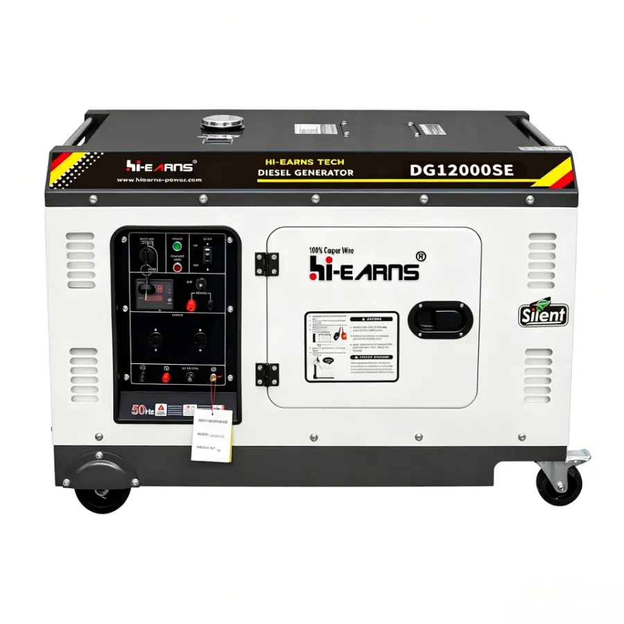 8KVA 9KVA 10KVA 12KVA 16KVA 20KVA Super Silent Diesel Generator Protble Diesel Generators Air Cooled — view 1