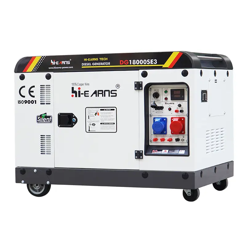 Silent Generator for Home Use 12KW 15KVA Diesel Portable Electric Generator for Home Emergency Backup Power With ATS — image 4