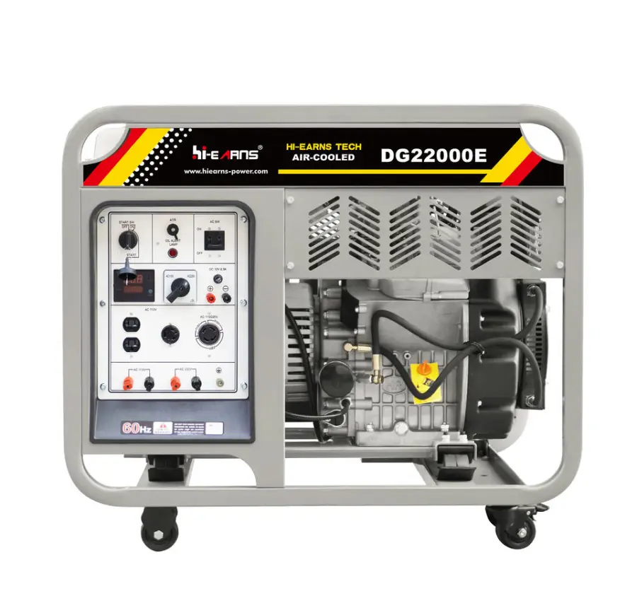 16KW 20KVA Portable Diesel Heavy Duty 16KW 20KVA Power Generator with ATS 380V 50/60Hz 12V DC Start — view 1