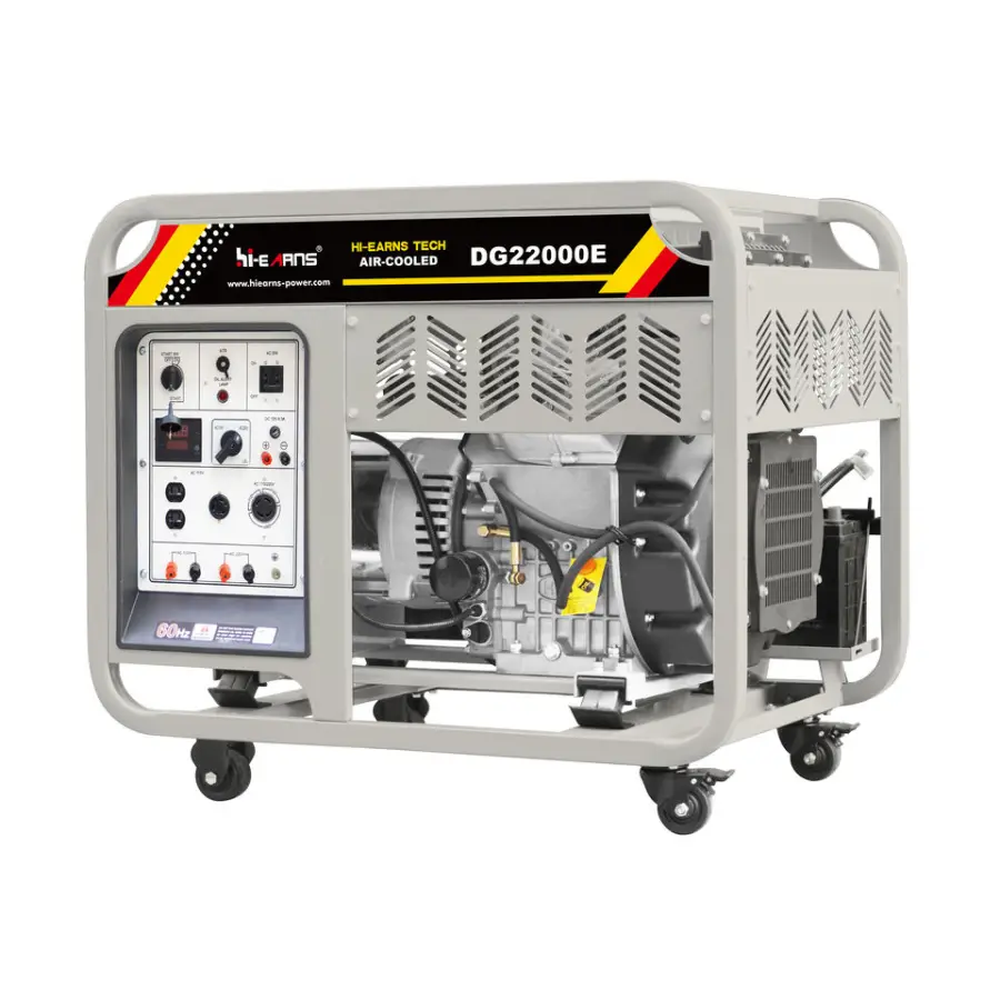 16KW 20KVA Portable Diesel Heavy Duty 16KW 20KVA Power Generator with ATS 380V 50/60Hz 12V DC Start — image 3