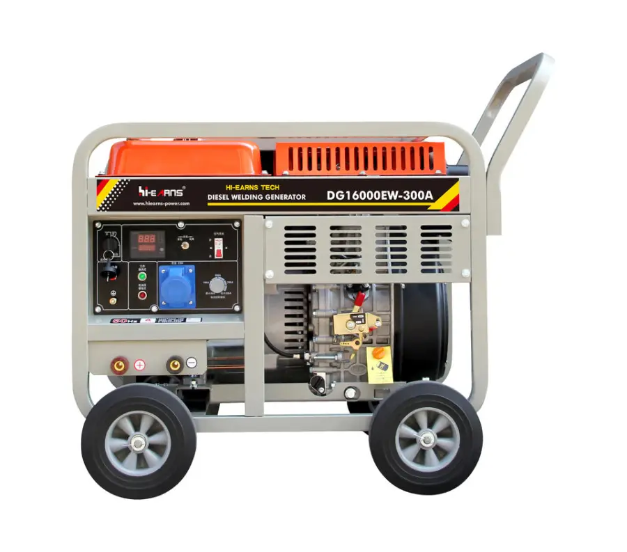 5KW 50/60Hz Compatible Open Portable Diesel Welding Generating All - in - One for 5mm Plate Processing — image 2