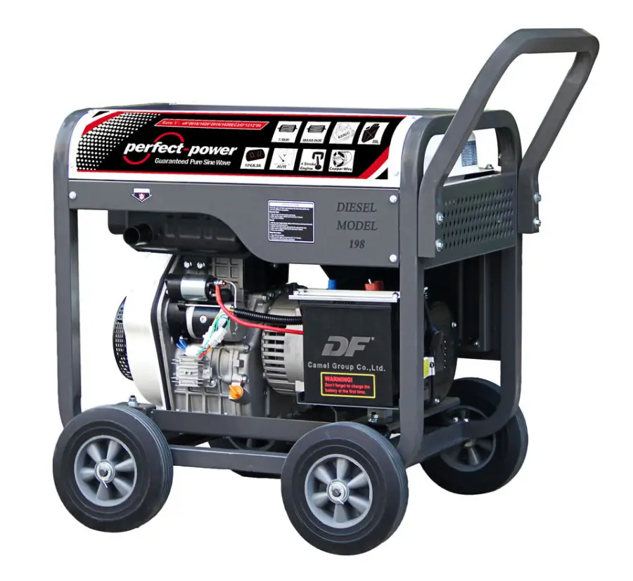 5KW 6KW 7KW 8KW 10KW 50HZ 60HZ Open Portable Type diesel Motor diesel Generator Hiearns — image 4