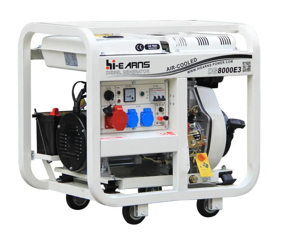 Electric Vehicle Charging Silent48V DC Generator AC Single Phase 7kW Air Cooling Truck Camping Outdoor Inverter Portable — view 1