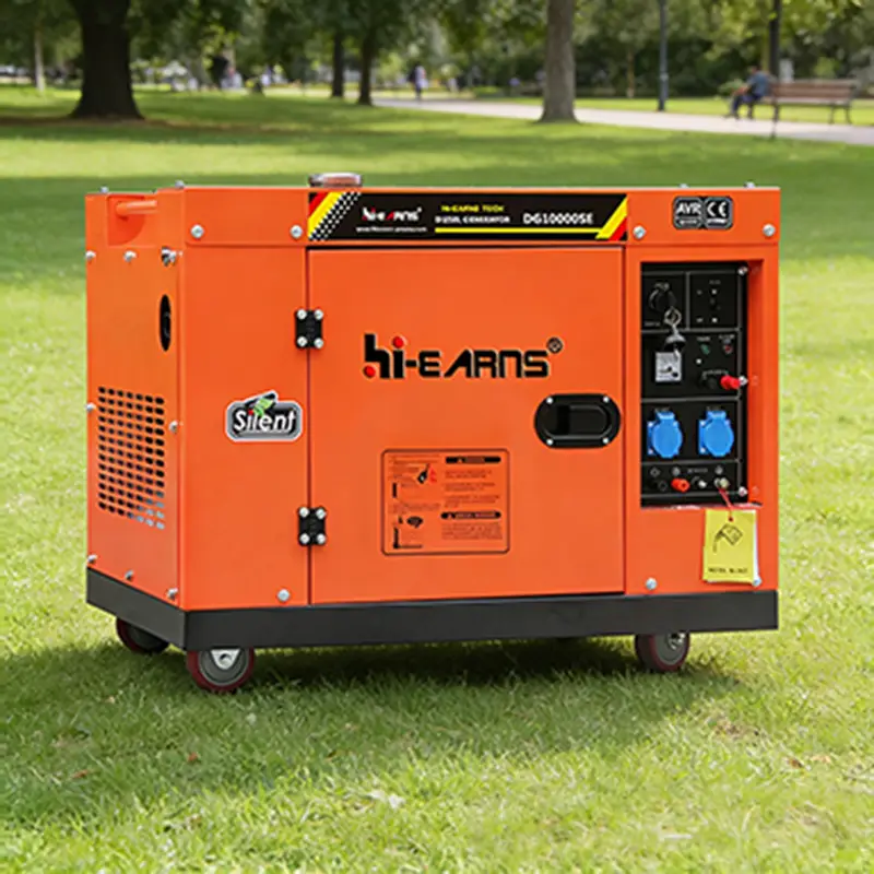 50/60Hz 3kva 5kva 8kva 8kw 10kva Silent & Open Diesel Generator Single Phase Sound Proof Diesel Generator 10kva Generato — view 1