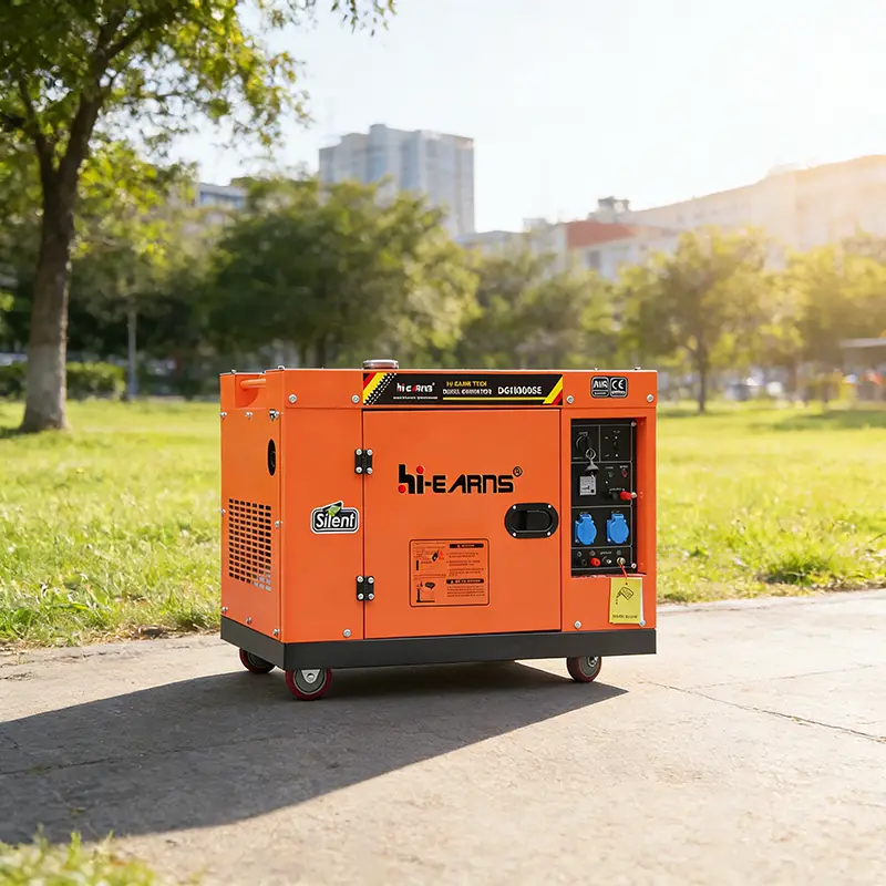50/60Hz 3kva 5kva 8kva 8kw 10kva Silent & Open Diesel Generator Single Phase Sound Proof Diesel Generator 10kva Generators — image 2