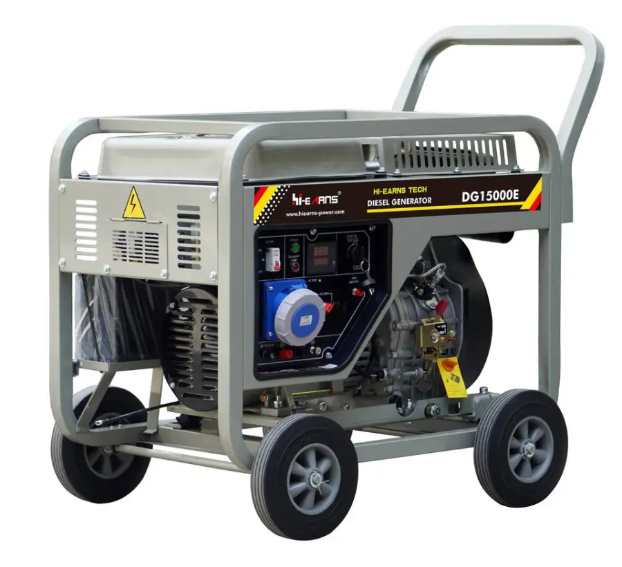 Hi-earns 8KW/10KW/12KW Air-cooled Single Cylinder Portable diesel Generator for Selling — image 3