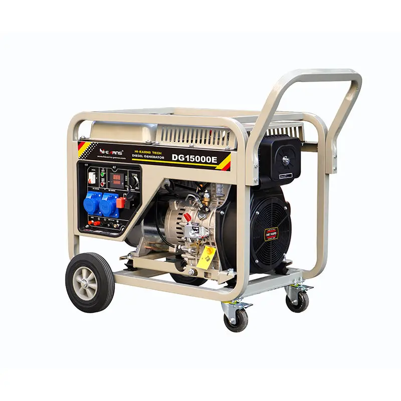 Hi-earns 8KW/10KW/12KW Air-cooled Single Cylinder Portable diesel Generator for Selling — image 4