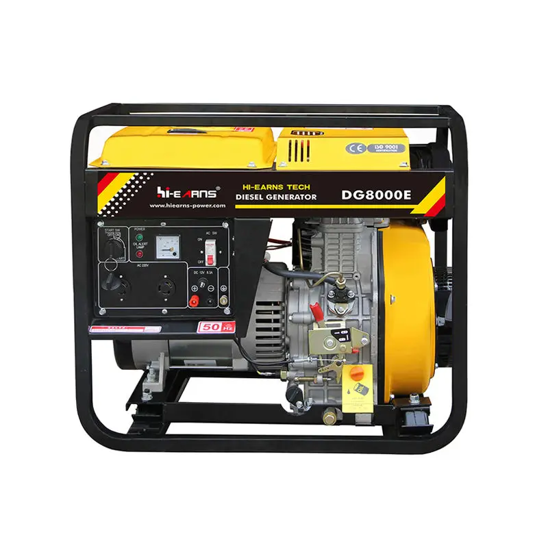 Portable Open Frame 2KW/3KW/5KW Electric Start Air-cooled diesel Generator in Selling — image 3