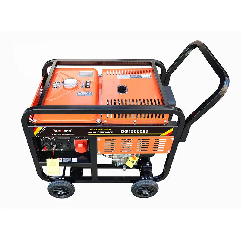 Hiearns DG15000E3 10KW diesel Generator Open Frame Use Single Cylinder diesel Engine — image 6