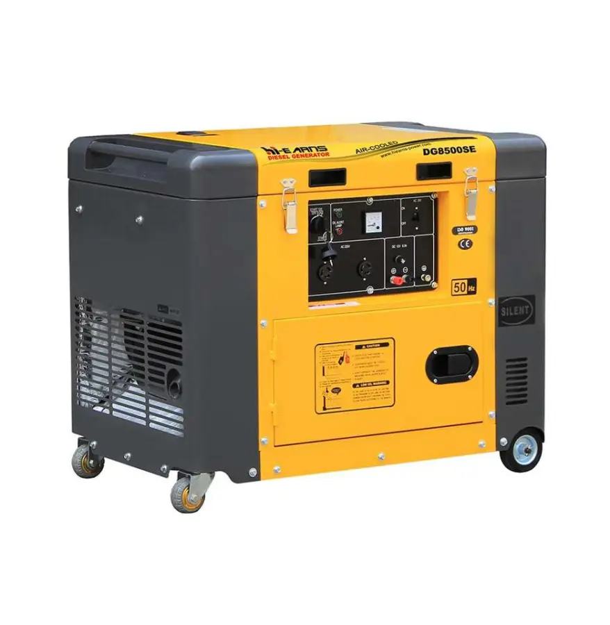 Hiearns Portable diesel Generator 7kva 5kva Generator Price DG8500SE — view 1