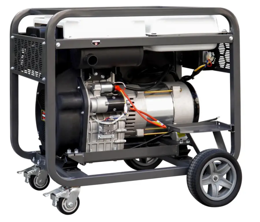 Hiearns air Cooled System diesel Generator,12KW 15KVA DG18000E Three Phase 998 diesel Engine — image 4