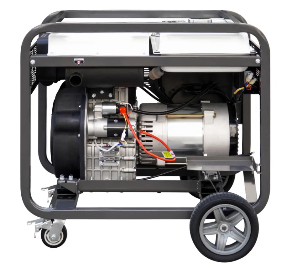 Hiearns air Cooled System diesel Generator,12KW 15KVA DG18000E Three Phase 998 diesel Engine — image 5