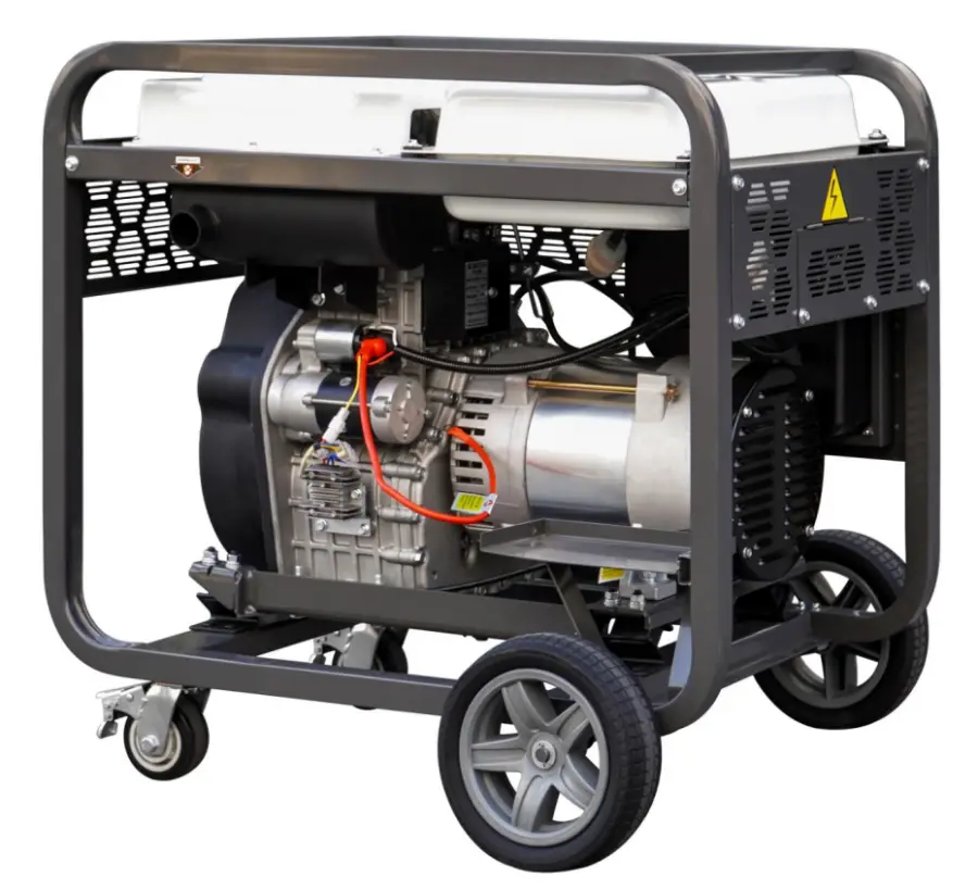 Hiearns air Cooled System diesel Generator,12KW 15KVA DG18000E Three Phase 998 diesel Engine — image 6