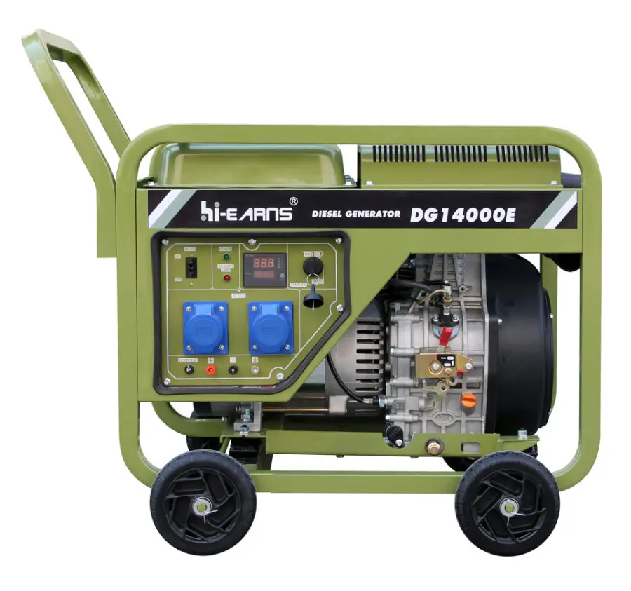Hiearns 8KW 10KW Three Phase Diesel Generators Using Air Cool System Diesel Engine — image 3