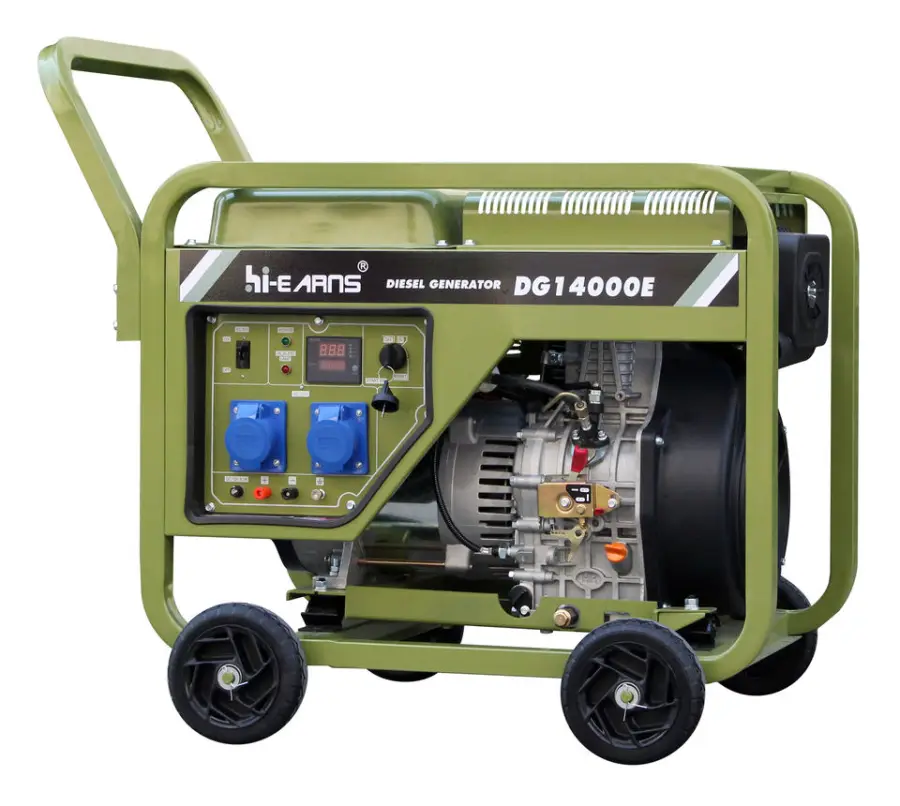 Hiearns 8KW 10KW Three Phase Diesel Generators Using Air Cool System Diesel Engine — image 5