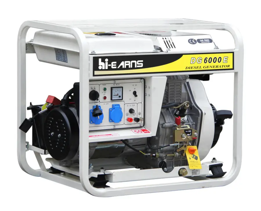 Hiearns 5KW/8KW/10KW Open Portable Move diesel Generator — view 1
