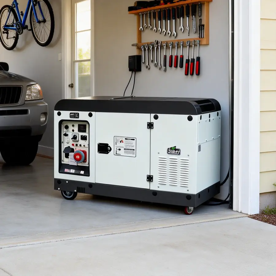 Ultra Quiet Diesel Generator Auto Start 1800 RPM ATS CE Certified Soundproof Power Supply 50/60Hz 220V Residential/Office Use — image 2