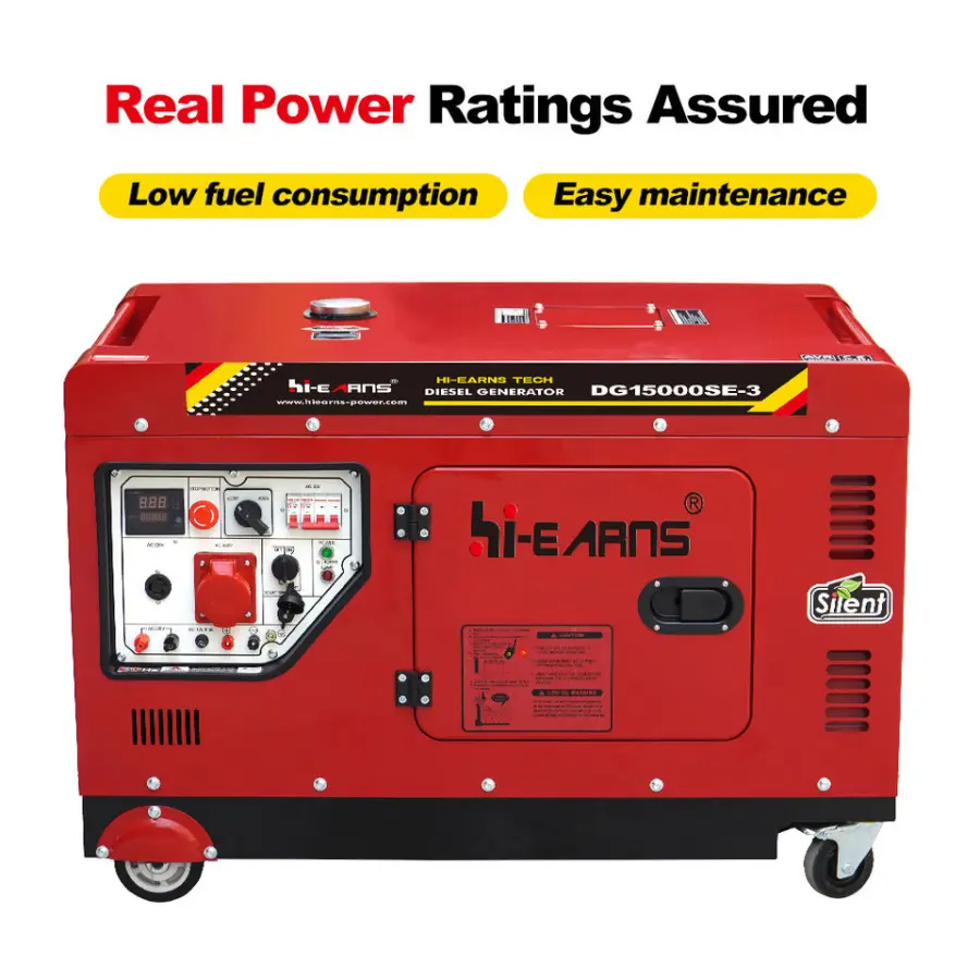 Ultra Quiet Diesel Generator Auto Start 1800 RPM ATS CE Certified Soundproof Power Supply 50/60Hz 220V Residential/Office Use — image 5