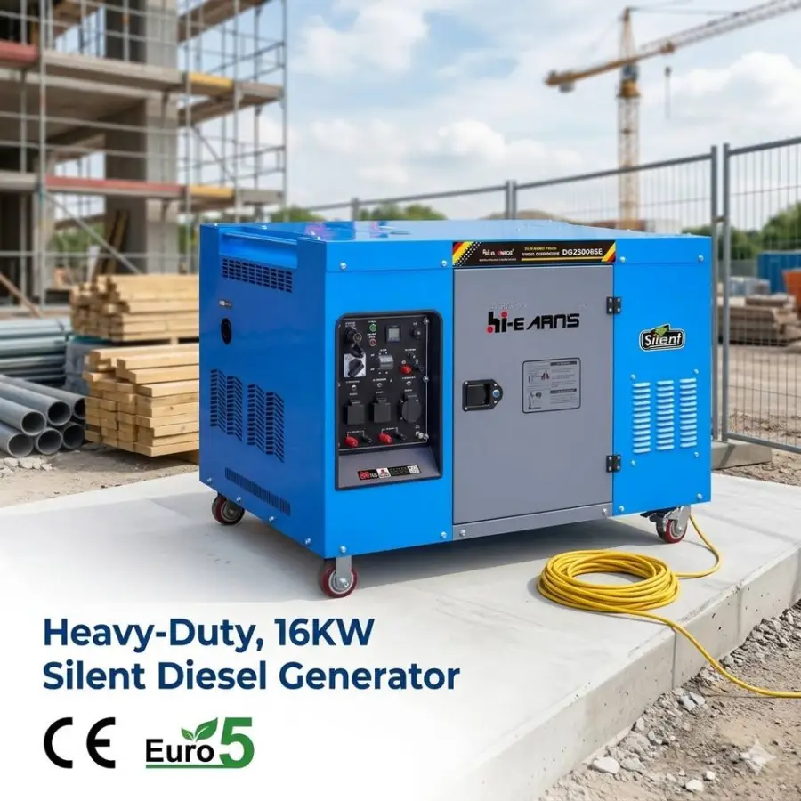 16KW 20KVA Single Phase Electric Start Silent Diesel Generator Silent Portable Diesel Generator Power Generator for Home — view 1