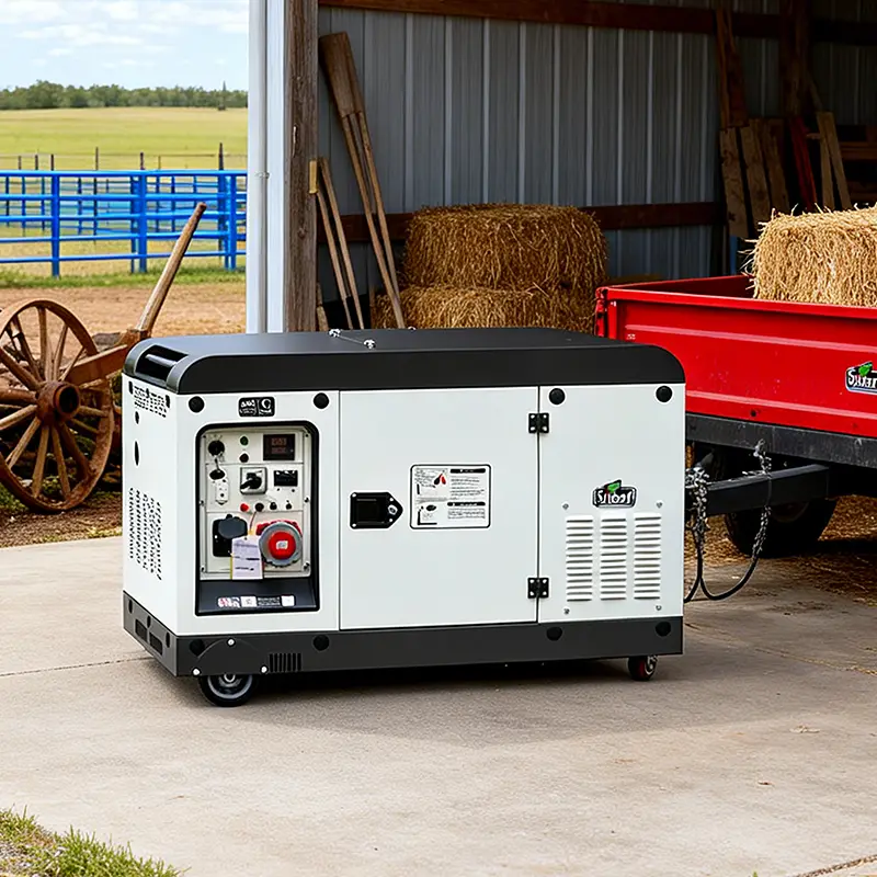 Chinese Famous Brand Hi-earns 12KW/16KW 2 Cylinder Diesel Generator for Home Use — image 3