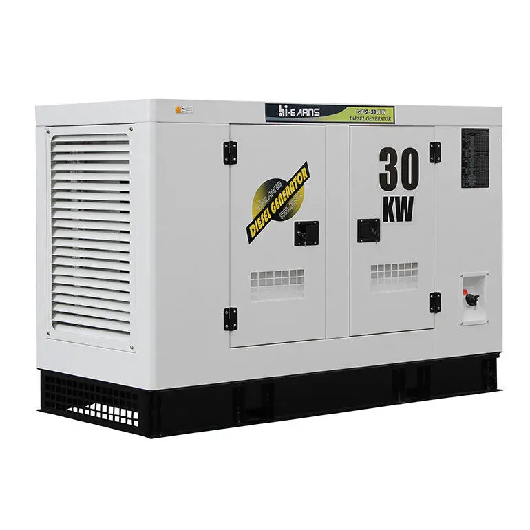 Hi-earns 30KW 38KVA 50KVA 60KVA 100KVA Water Cooled Brushless Three Phase Silent Diesel Generator for House — image 5