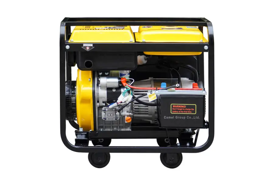 Hi-earns 5KW Open Type air Cooled Diesel Generator DG6000E — image 4