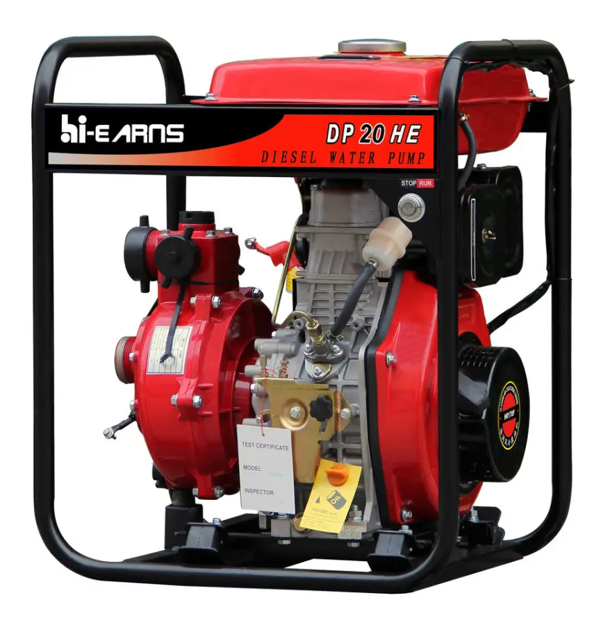 10HP DP20HE 2inch High Pressure diesel Irrigation Electric Water Pump with 186 diesel Engine — image 2