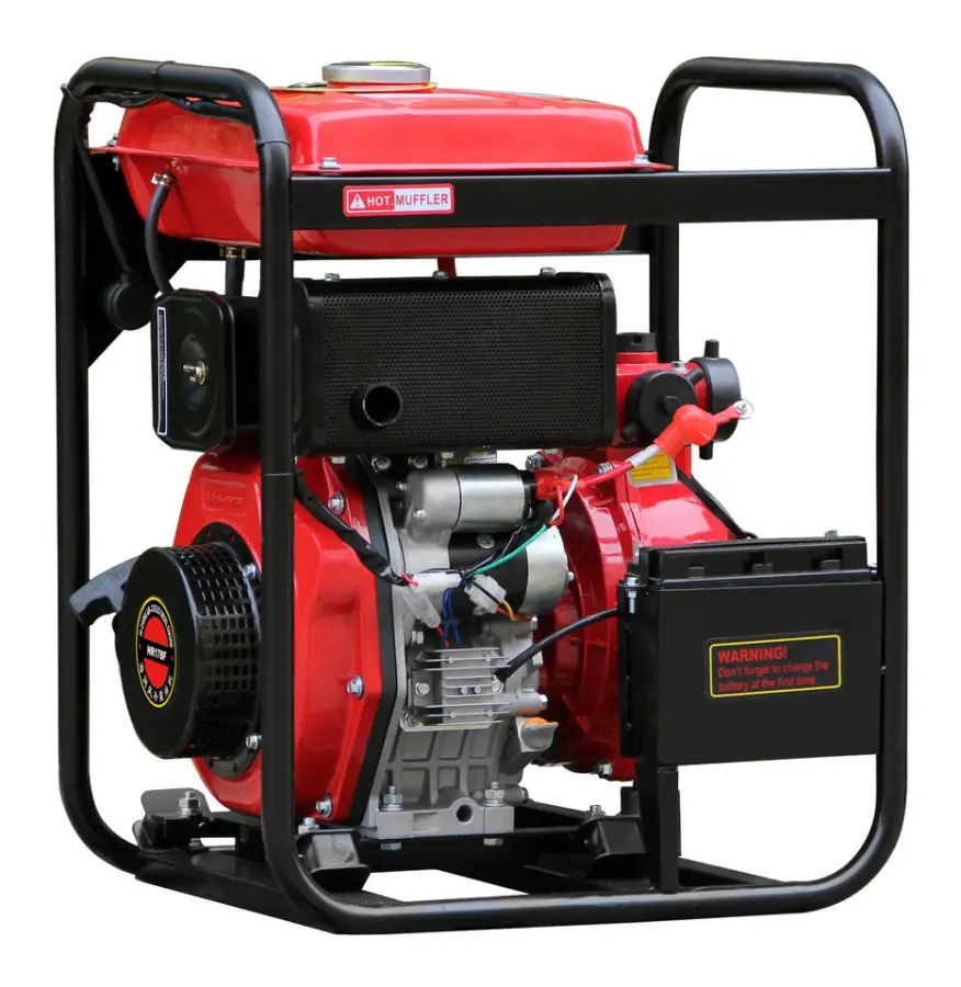 10HP DP20HE 2inch High Pressure diesel Irrigation Electric Water Pump with 186 diesel Engine — image 3