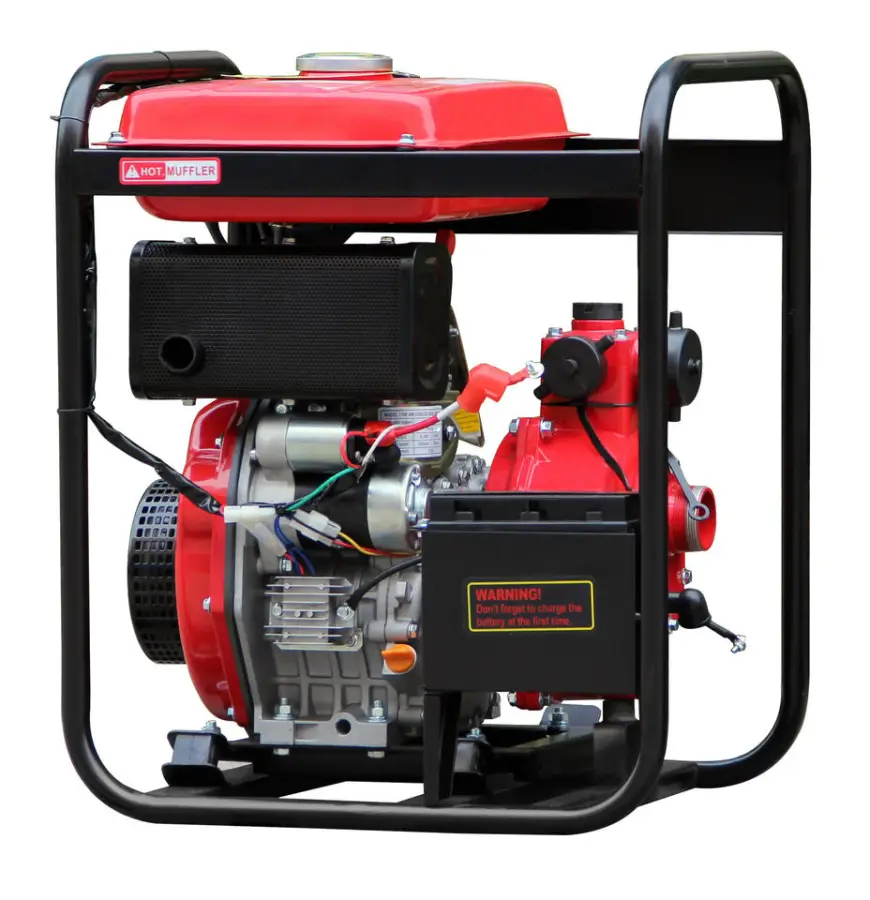 10HP DP20HE 2inch High Pressure diesel Irrigation Electric Water Pump with 186 diesel Engine — image 4