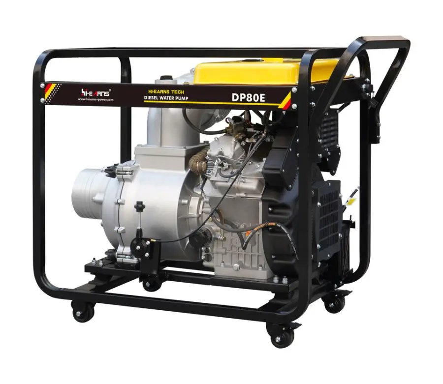 30hp NEW 8inch 200mm air Cooled Two Cylinder Centrifugal diesel Water Pump for Farm — image 2