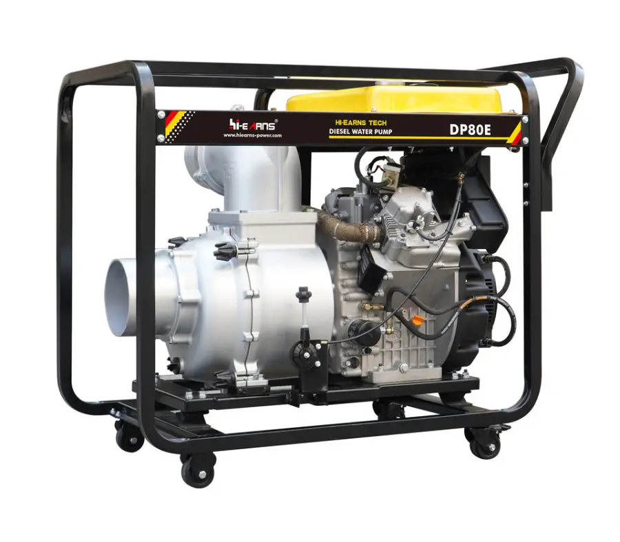 30hp NEW 8inch 200mm air Cooled Two Cylinder Centrifugal diesel Water Pump for Farm — image 4