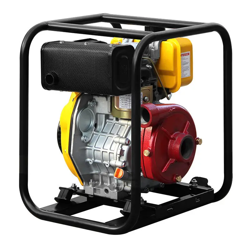 Hiearns 1.5 Inch Diesel Water Pump Single Cylinder Open Frame Water Pump for Farm and Construction — view 1