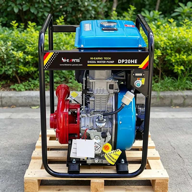 Hiearns 2 Inch Cast Iron diesel Water Pump Use air Cooled System diesel Engine — view 1
