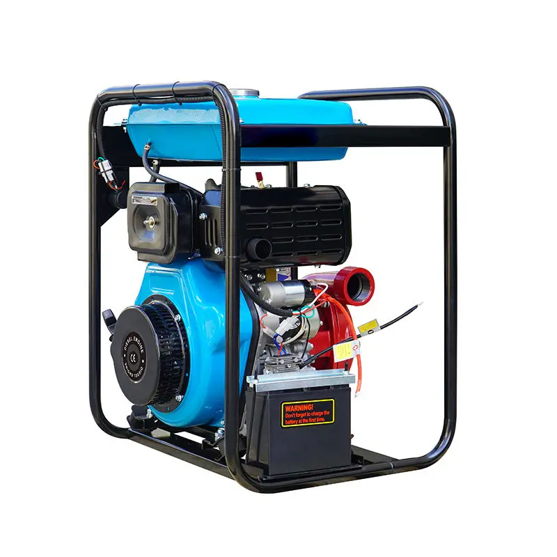 Hiearns 2 Inch Cast Iron diesel Water Pump Use air Cooled System diesel Engine — image 7