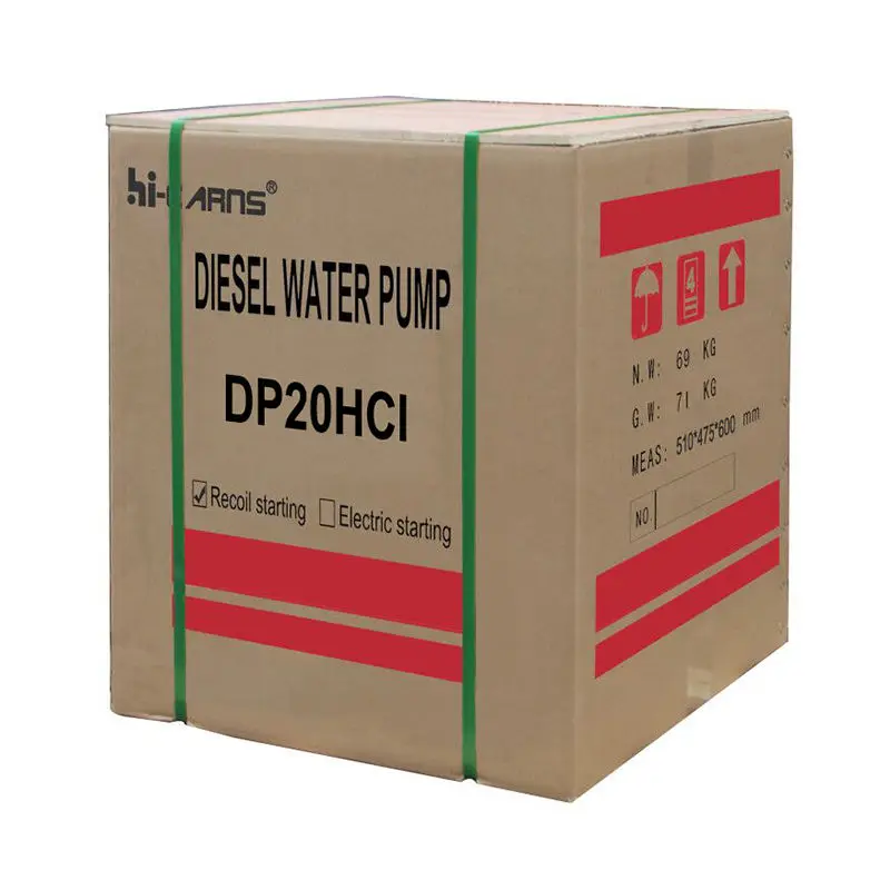 Hiearns 2 Inch 186 90m Head High Pressure Cast Iron Water Pump for Irrigation — image 4