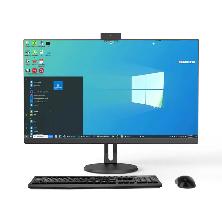24 Inch I3/i5/i7 Aio All in One Pc Desktop All-in-one Lcd Ips Computer Desktop Computer Set Ordinateur Core I5 Pc — view 1