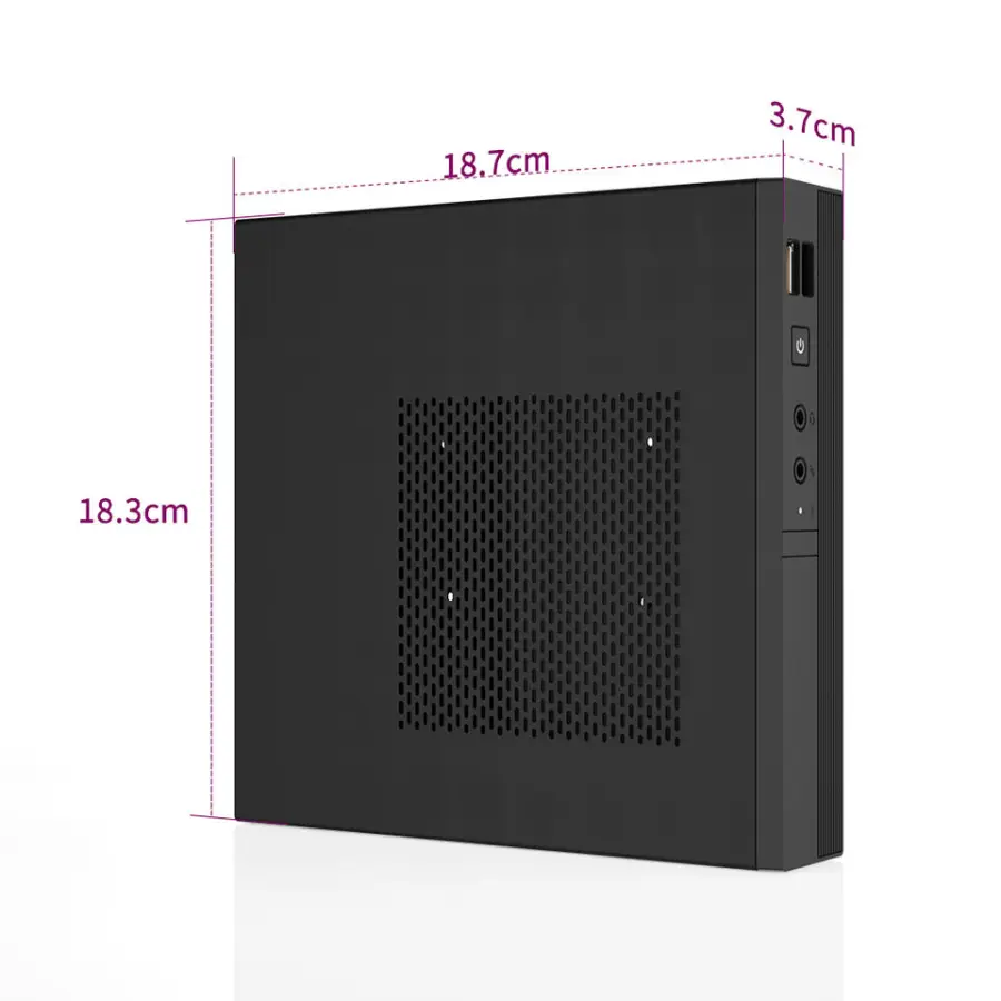 All in One Mini Pc ITX Case for Office Desktop Computer Core CPU Mini Pc — image 6