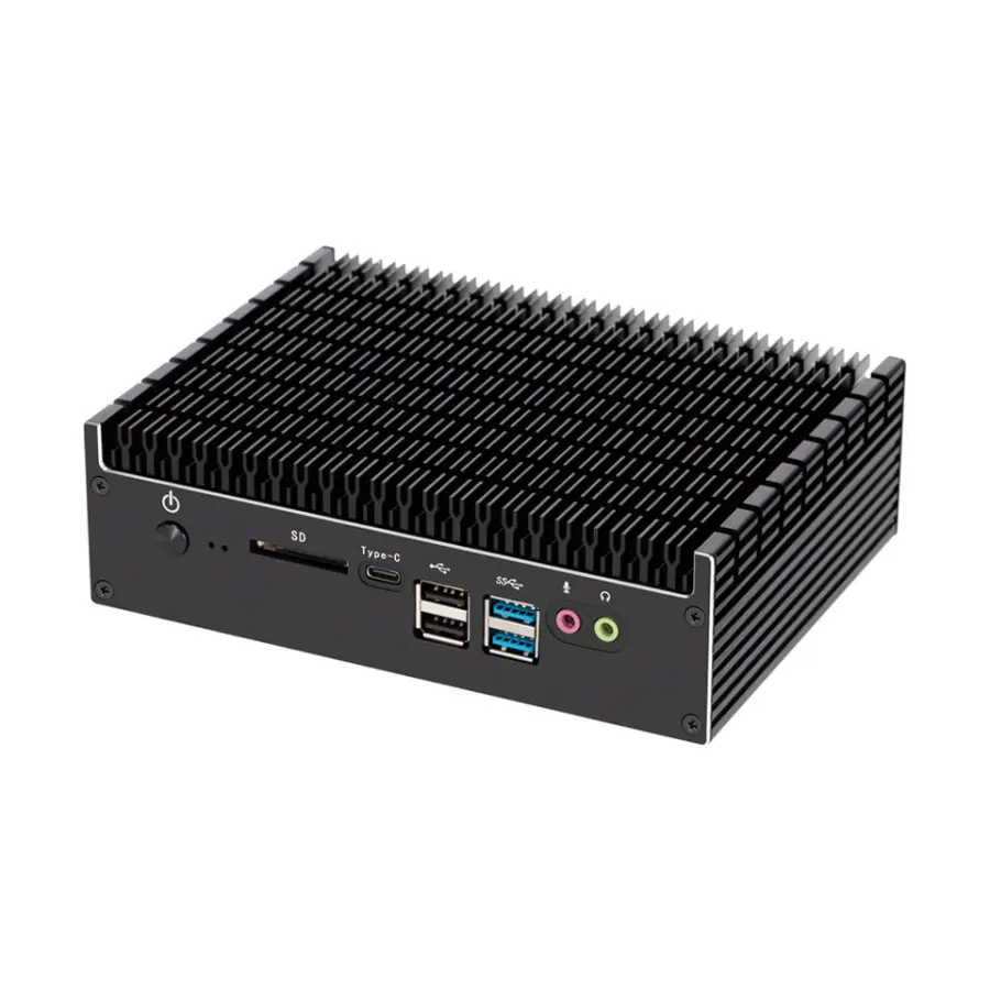 Mini Desktop Computer Intel Gaming Pc Core I7 2xGigatbit Ethernet All in One Industrial Pc Fanless Pc Mini Computer — view 1