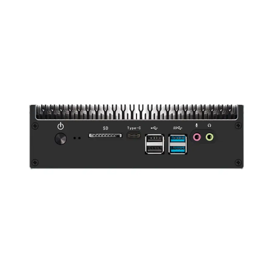 Mini Desktop Computer Intel Gaming Pc Core I7 2xGigatbit Ethernet All in One Industrial Pc Fanless Pc Mini Computer — image 4