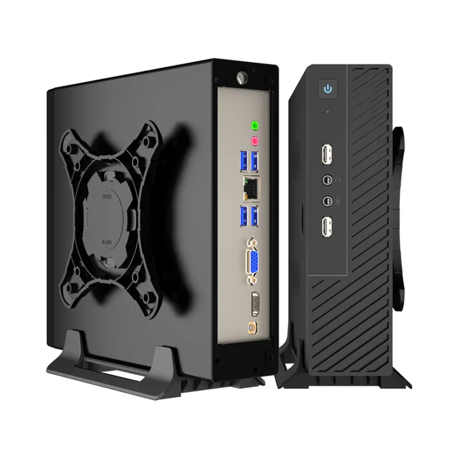 Minipc Barebone Fanless Mini Pc Nas Miniordenador Core I3 I5 I7 8gb 16gb 32gb Ram Nuc Desktop Mini Computer Pc — view 1