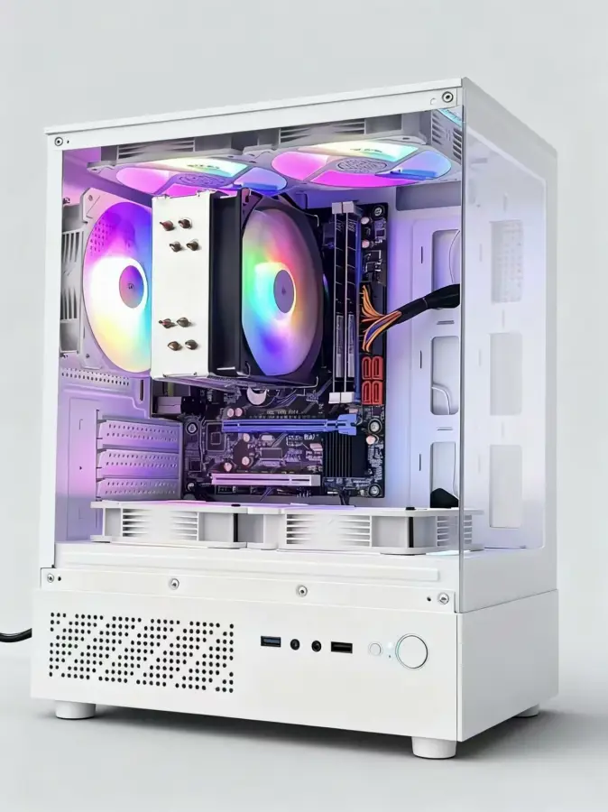AOTESIER Game Desktop Host Core I3 I5 I7 CPU 8G RAM 120GB 256GB 512GB SSD Supply PC Gaming Desktop Computer With Graphic — view 1