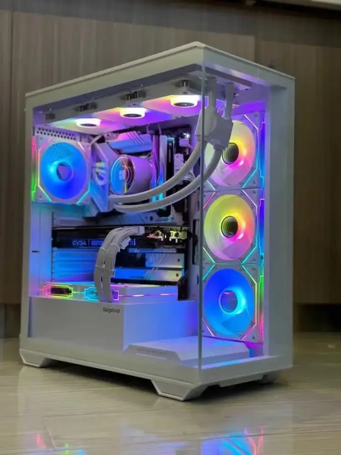 AOTESIER PC Gaming With Core i7 Processor/256G SSD 8GB /16GB RAM 3200MB DDR3/Windows 11 HD Graphics 4600 Graphics/ white — view 1