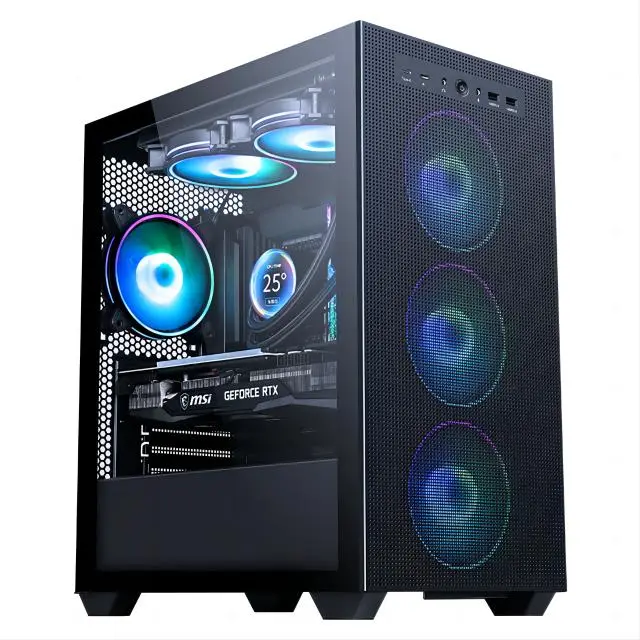 Aotesier Core i7 CPU Affordable Computer full set 8G/16G RAM 256GB SSD home office gaming pc desktop computer gamers PC GAME — image 7