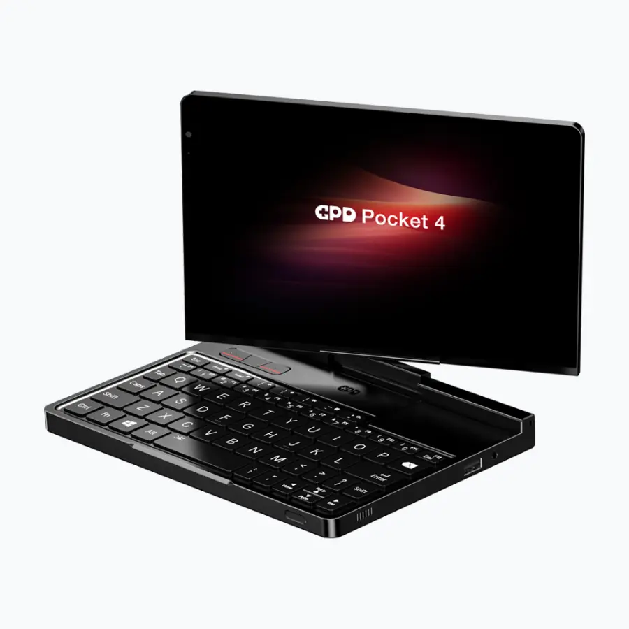 GPD pocket4 handheld mini laptop small portable operation and maintenance game office 8.8-inch touch screen — view 1