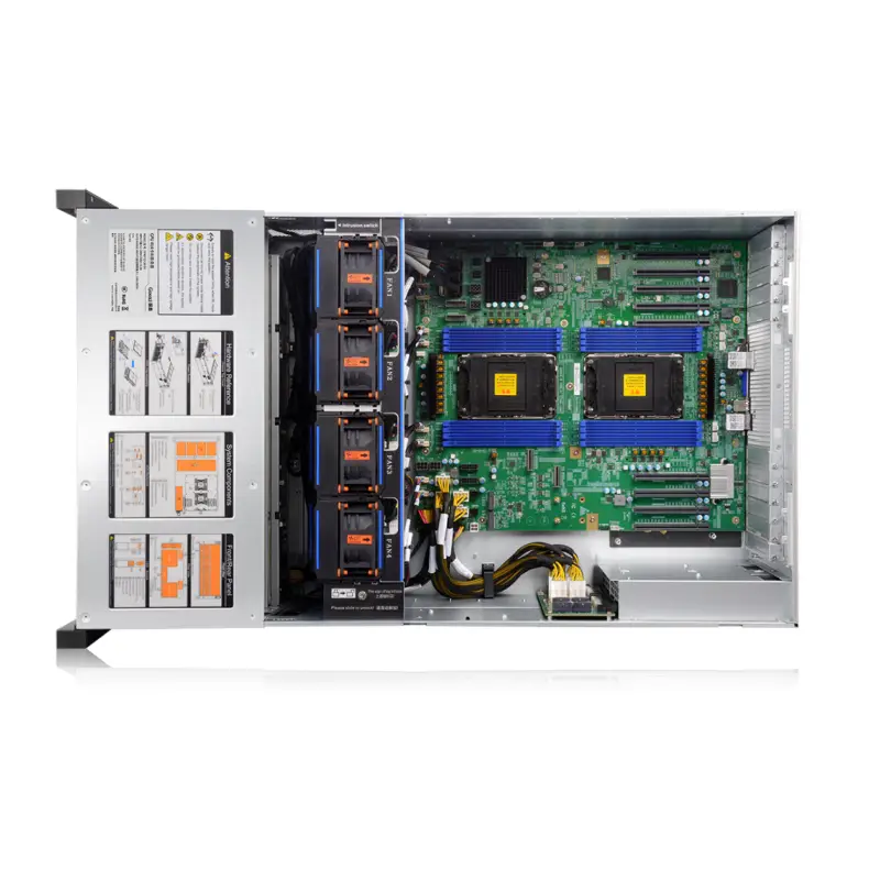 Cloud Computing Gpu Server Gooxi SY4104G-D12R-NV-G4 Xeon 6434 Cpu 4u 4 Gpu Server — image 3