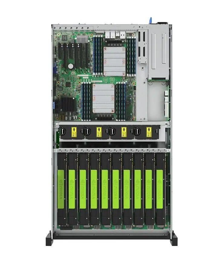 Intel 8pcs RTX Geforce 4070 Ti Graphic Card AI Server 4U GPU Server — image 4