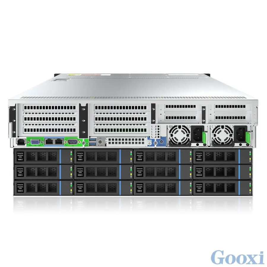 Gooxi 4U 36*2.5 4314 2.4G 32GB 600GB HDD SL401-D36RE-G3 Ai Computing Rack in Stock — image 3