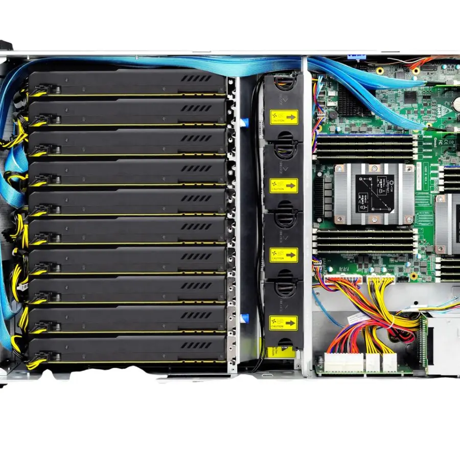 AS4110G-D10R-G3 8x 4070Ti 12GB GDDR6X 32-Core 4U GPU Rack Server Intel Xeon 3rd Gen Processor Stock Optimized AI Deep Learning — image 3