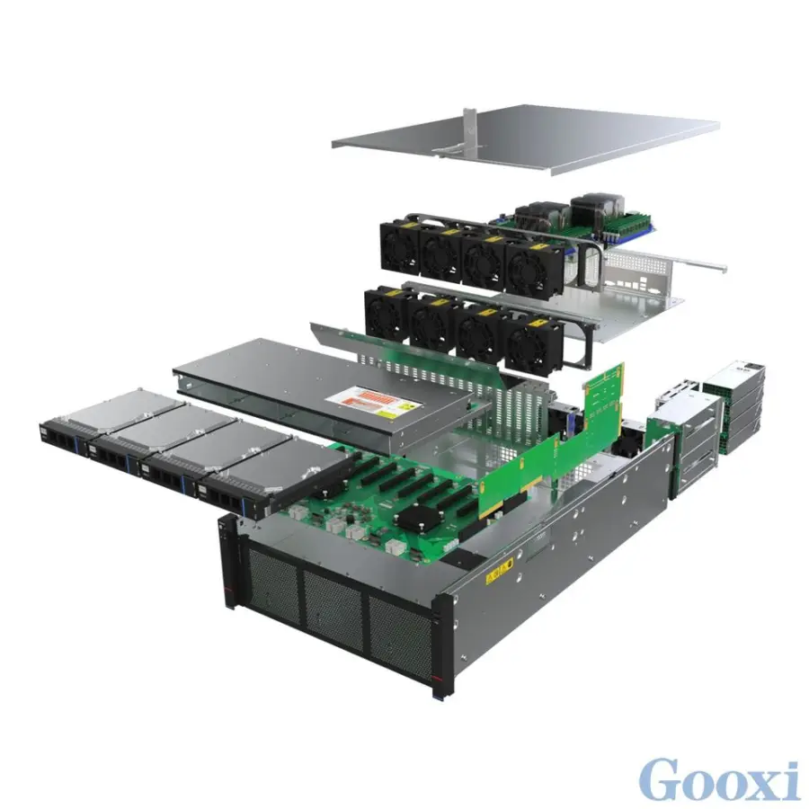 AS4110G-D10R-G3 8x 4070Ti 12GB GDDR6X 32-Core 4U GPU Rack Server Intel Xeon 3rd Gen Processor Stock Optimized AI Deep Learning — image 6